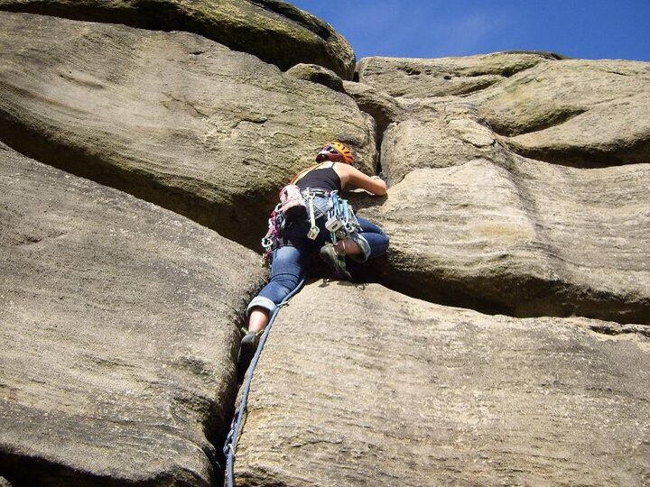 Crack climbing Crack climbing