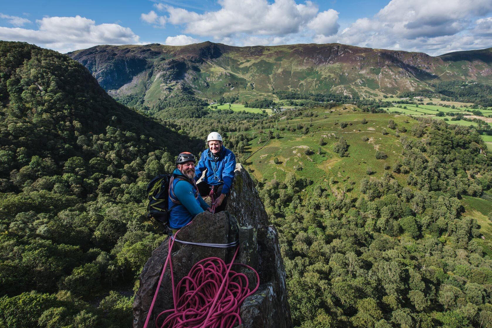 Blue sky climbing Blue sky climbing